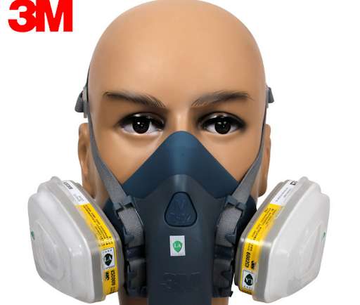 Mặt nạ 3M 7502 bảo vệ sức khỏe khi làm việc trong những môi trường độc hại 